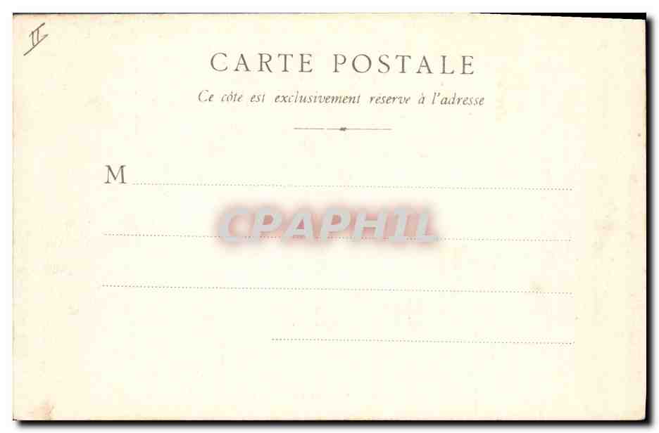 CPA Palais de justice Nimes — Verso