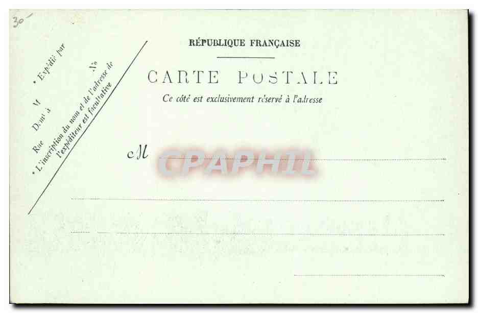 CPA Palais de justice Nantes — Verso