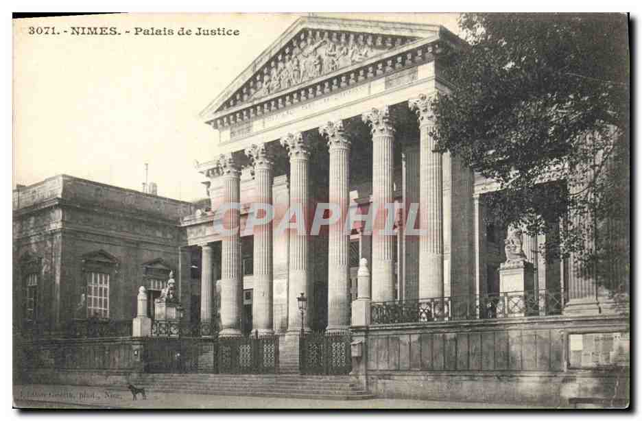 CPA Palais de justice Nimes