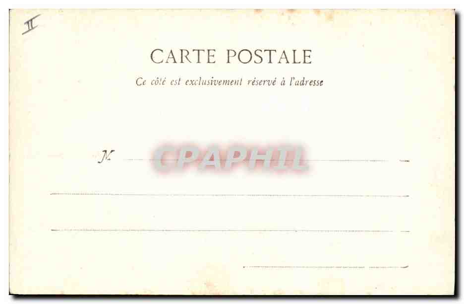 CPA Palais de justice Nimes — Verso