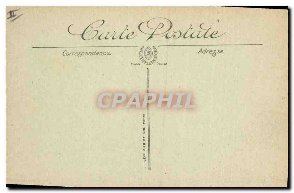 CPA Palais de justice Nimes — Rückseite