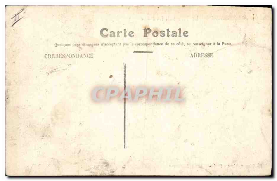 CPA Palais de justice La Poste Narbonne — Verso