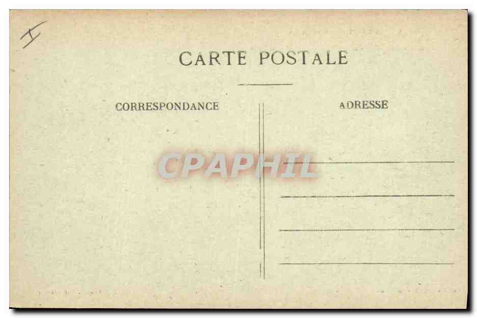 Arras — Détails de la cathédrale après incendie et bombardement, rue de Meaulens — Charles Ledieu, édit. Arras — Rückseite