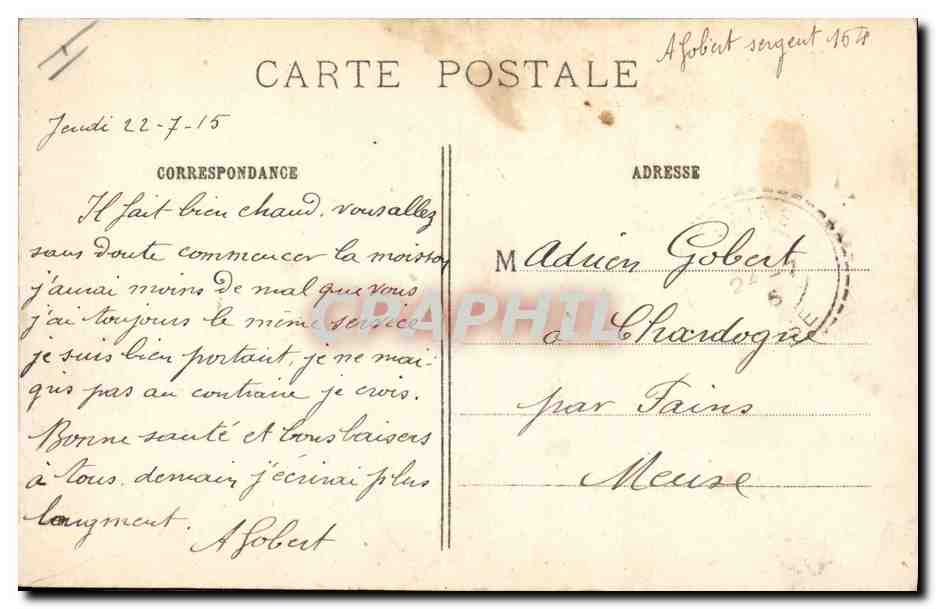 Région de Thann (Alsace) — Pont détruit — J. Courcier, 8 rue Simon-le-Franc, Paris — Reverso