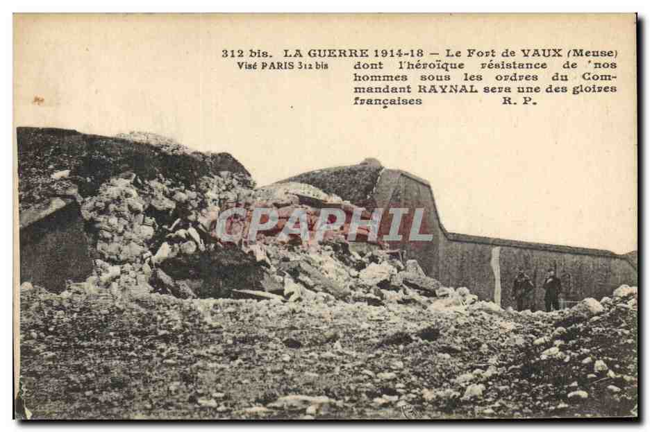 CPA Militaria Le Fort de Vaux 