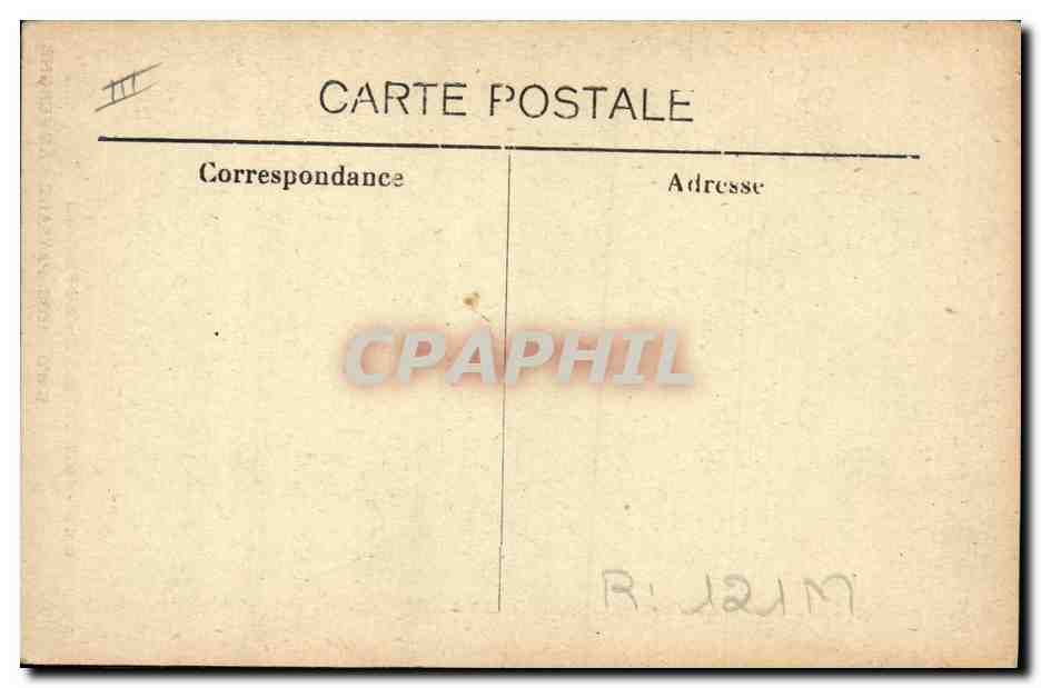 CPA Folklore Paysanne d'Auvergne  — Verso