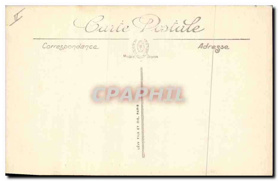 CPA Folklore Auvergne La bourree — Verso