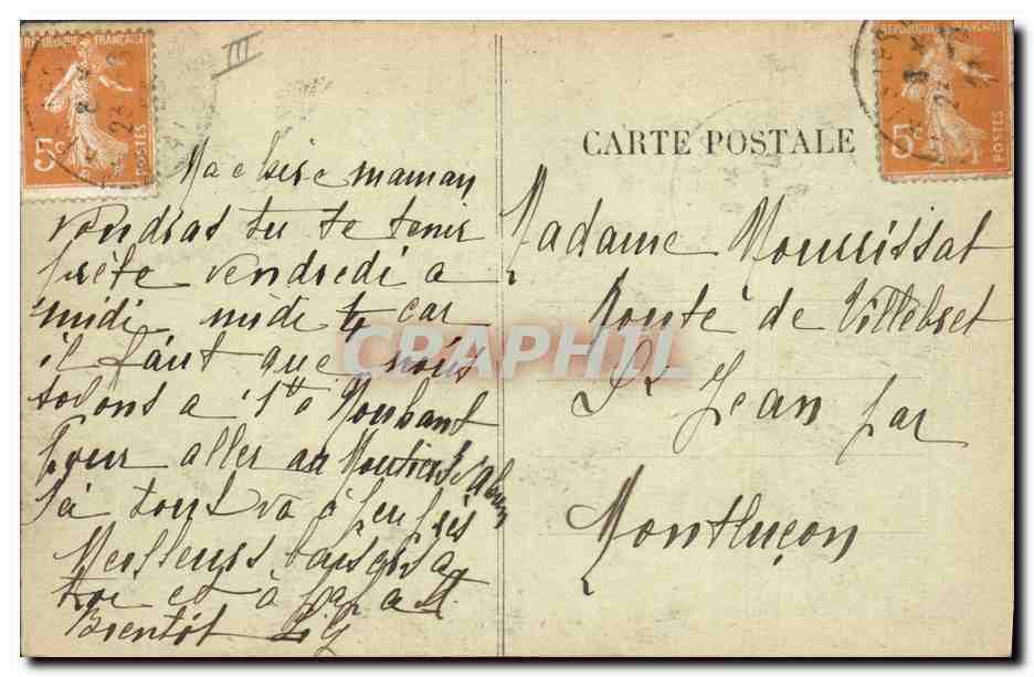 Le Bourbonnais — Une Ncce — M.T. Éditeur, n° 6700 — Verso
