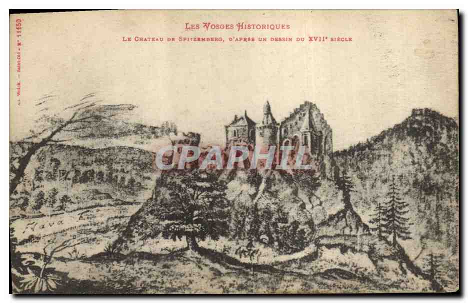 CPA Chateau de Spitzemberg Vosges