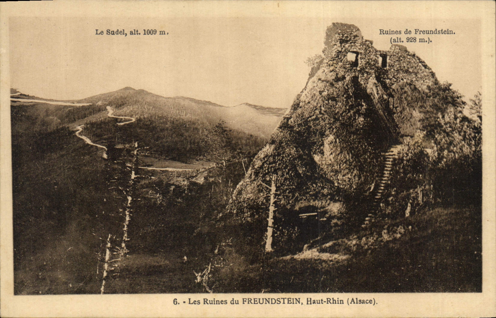 CPA Chateau Ruines de Freundstein