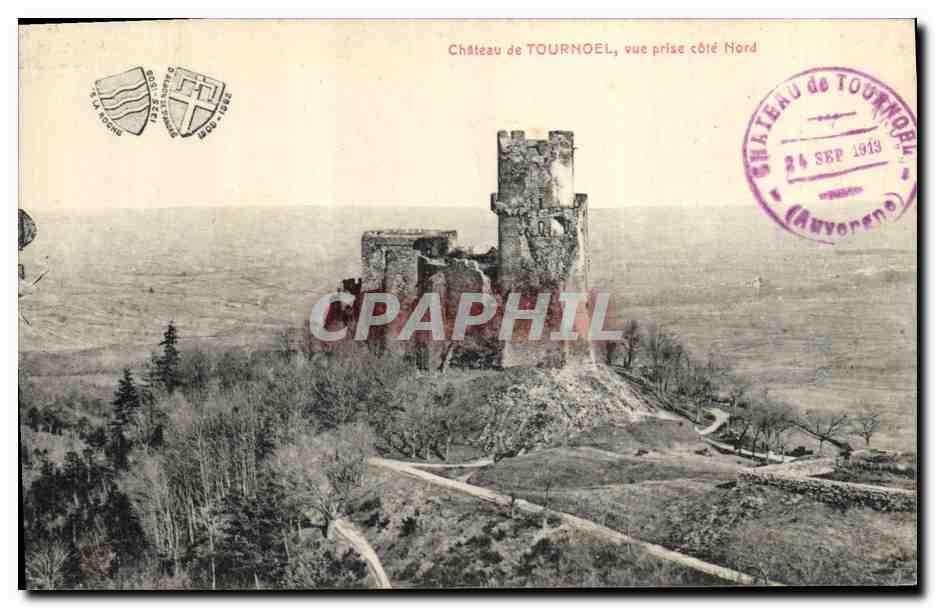 CPA Chateau de Tournoel vue prise Cote Nord