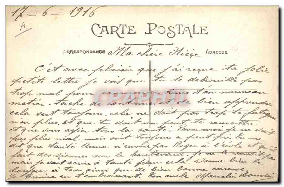 Rodez (Aveyron) — La Préfecture — D. Malac, édit., 12, rue Neuve, Rodez, Aveyron — Reverso