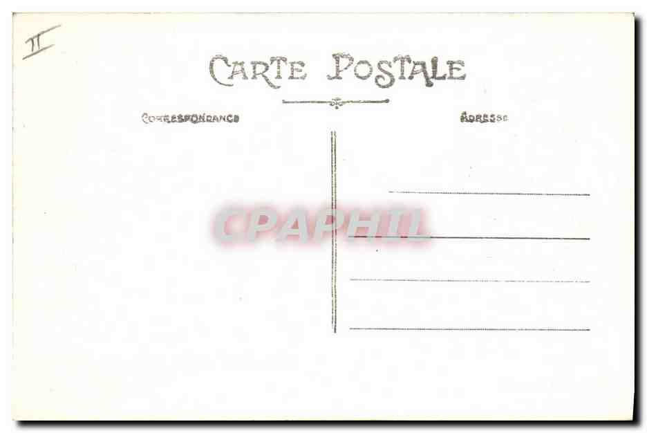 CPA Rochefort sur Mer Sous Prefecture et orphelinat de la Marine Rue Martrou — Verso