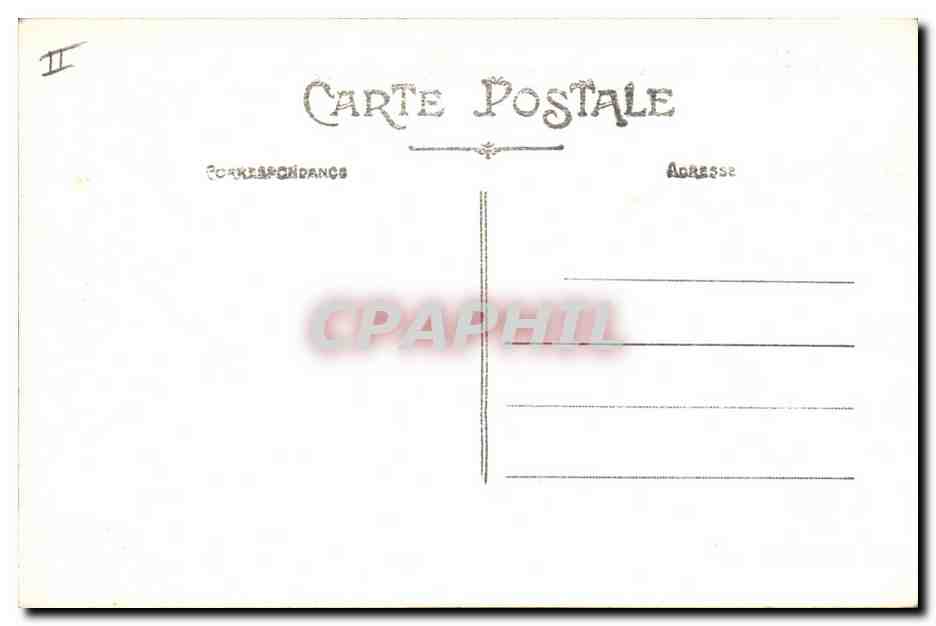 CPA Rochefort sur Mer Sous Prefecture et orphelinat de la marine Rue Martrou — Verso