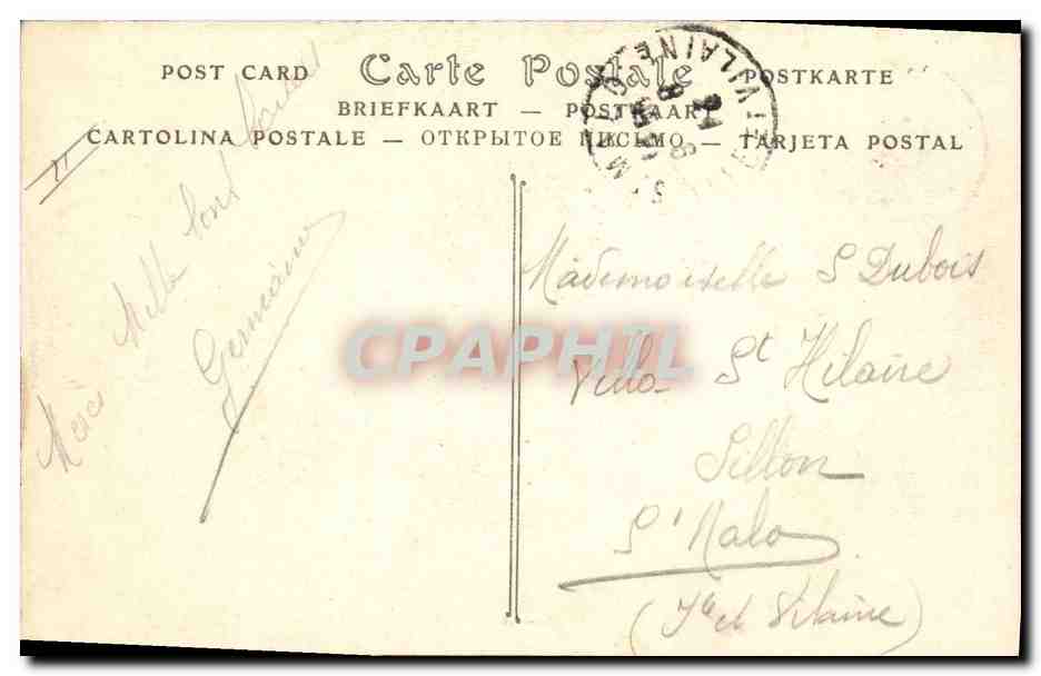 CPA Romoratin La sous Prefecture  — Verso