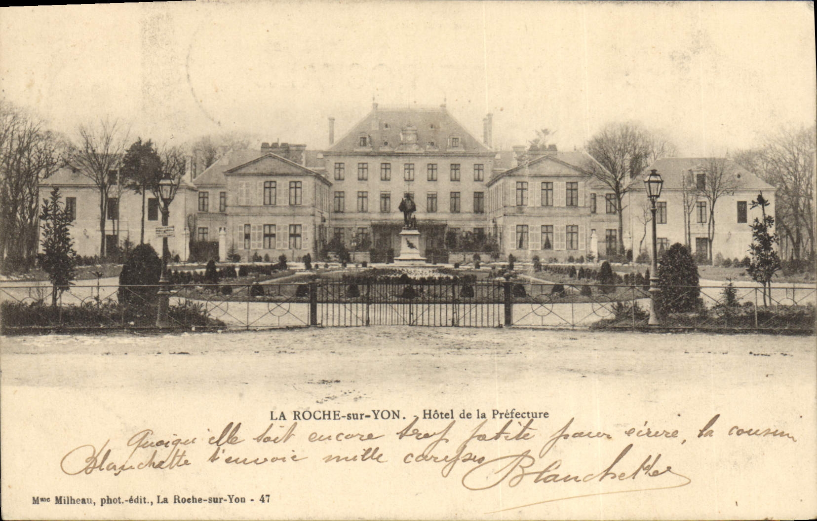 CPA La Roche sur Yon Hotel de la Prefecture 