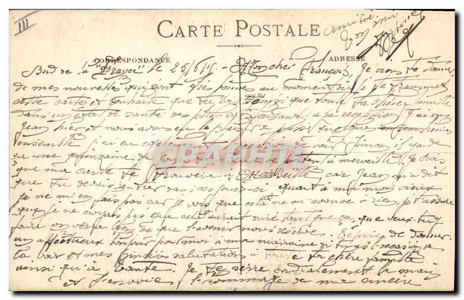 Cuirassé d'Escadre vu de Nuit — France — H. Dibmaud et Cie, Éditeur — Reverso