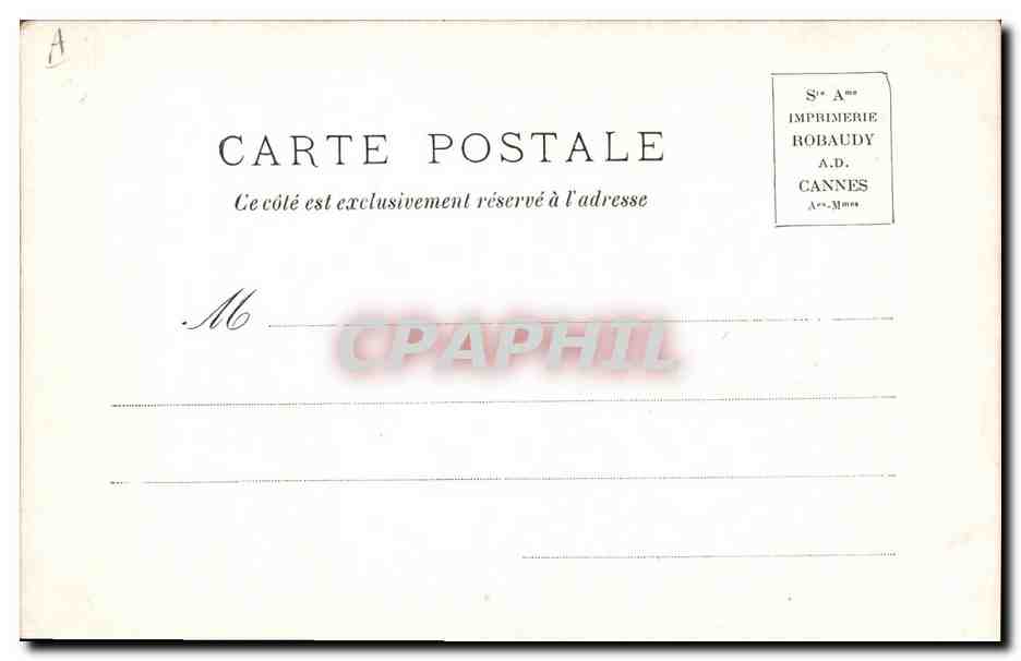 Le croiseur La Foudre — T.B., édit., Nice — n° de série (509) — Verso