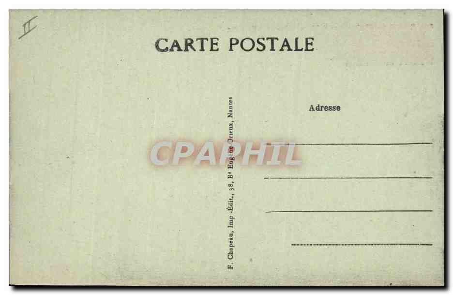 CPA Grotte Grottes Piriac sur Mer La grotte a Madame  — Rückseite