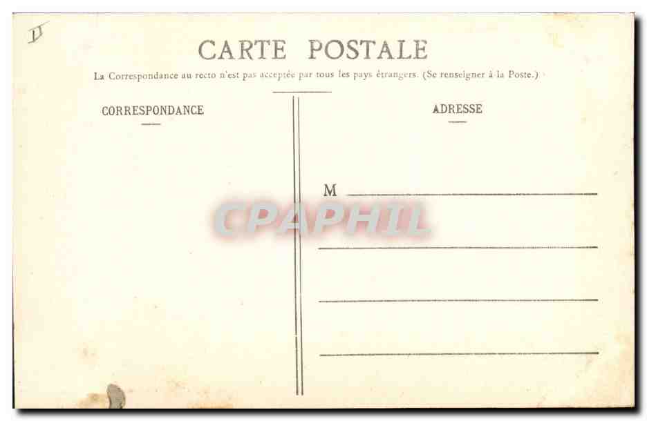 CPA Palais de Justice Orleans — Verso