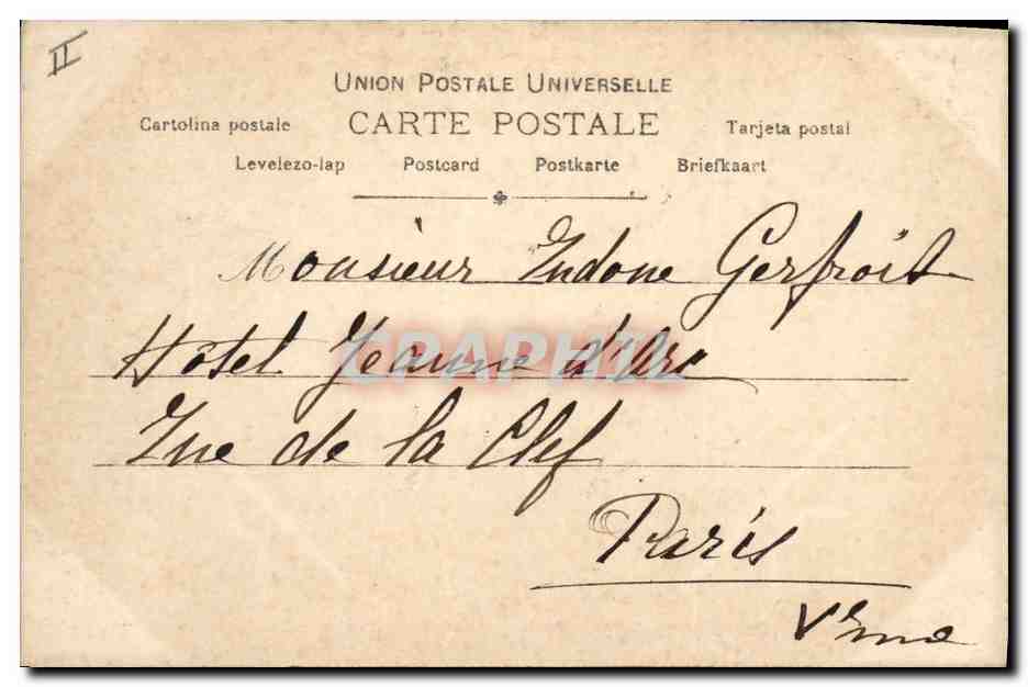 CPA Palais de Justice Orleans — Verso