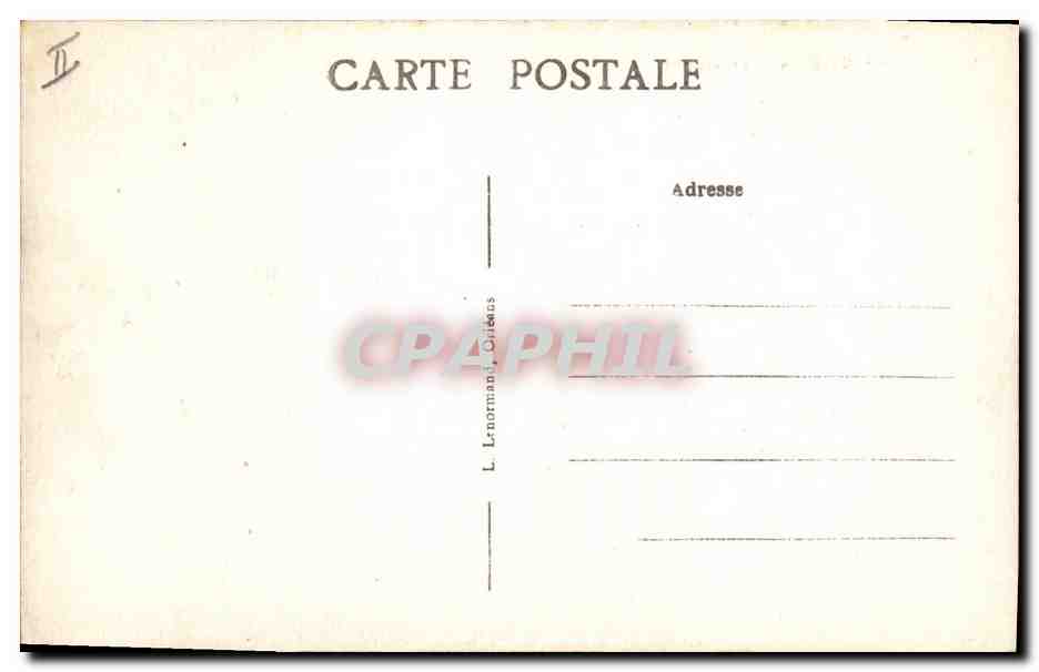 CPA Palais de Justice Orleans — Verso