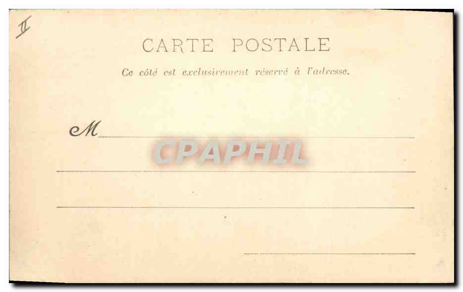 CPA Palais de Justice Oloron Sainte Marie Le tribunal et le pont sur la Gave — Verso