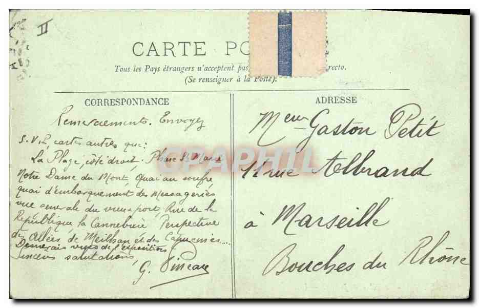 CPA Palais de Justice Orleans — Verso