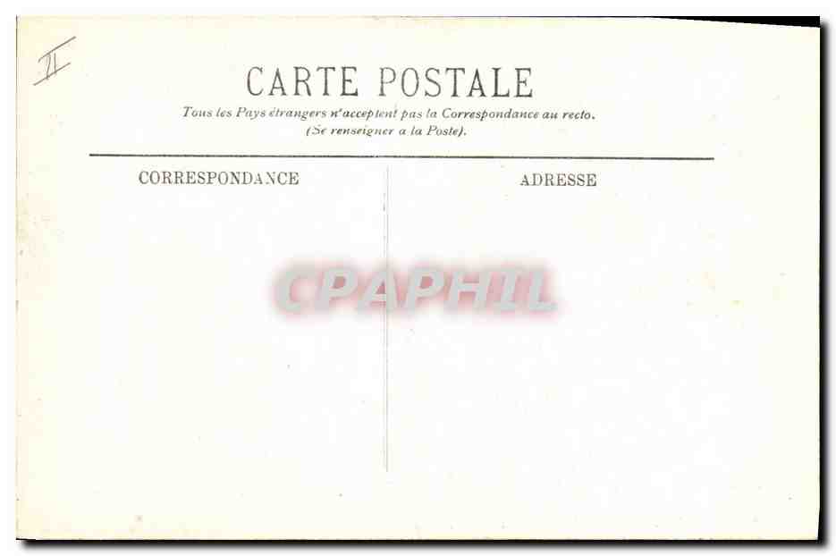 CPA Palais de Justice Orleans — Verso