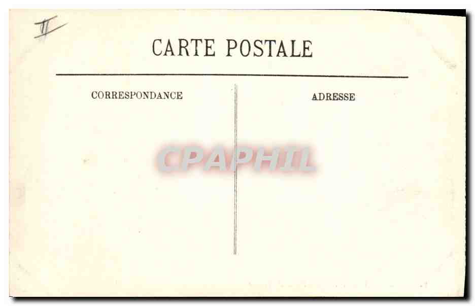 CPA Palais de Justice Poitiers — Verso