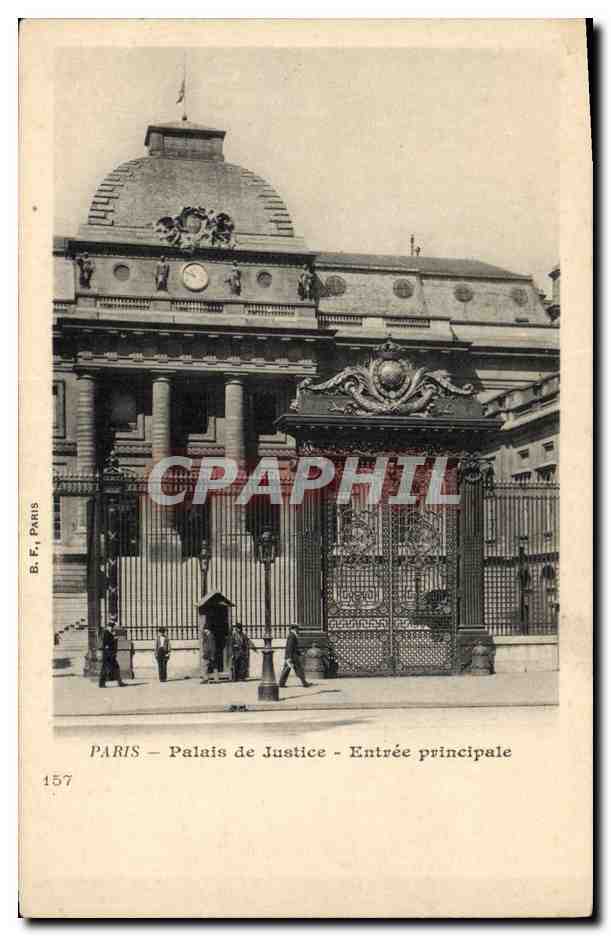 CPA Palais de Justice Entree principale Paris