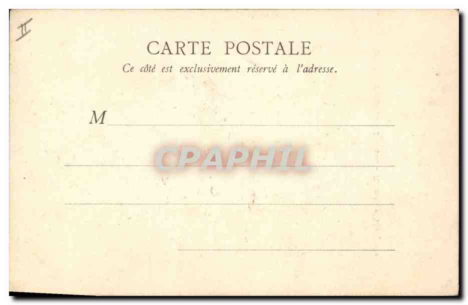 CPA Palais de Justice Entree principale Paris — Verso