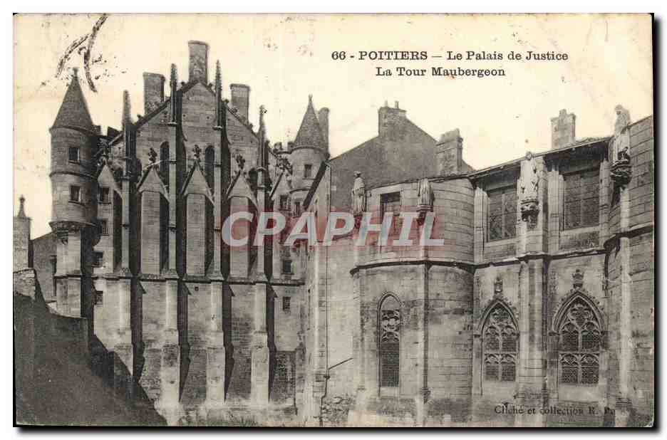 CPA Palais de Justice La tour Maubergeon Poitiers 