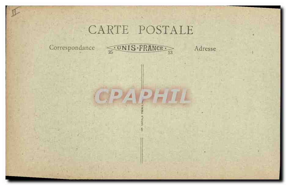 CPA Palais de Justice Ancienne Eglise Saint Nicolas Paray le Monial — Verso