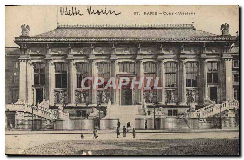 CPA Palais de Justice Paris Cour d'assises