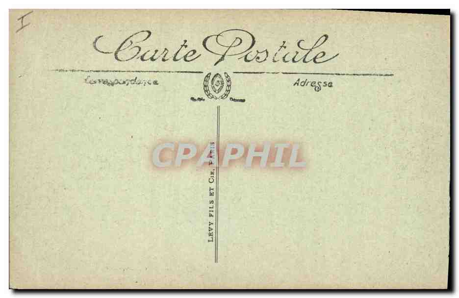 Cimetière américain à Belleau — Ruines de la Grande Guerre — Éditeur Paris n° 640 — Verso