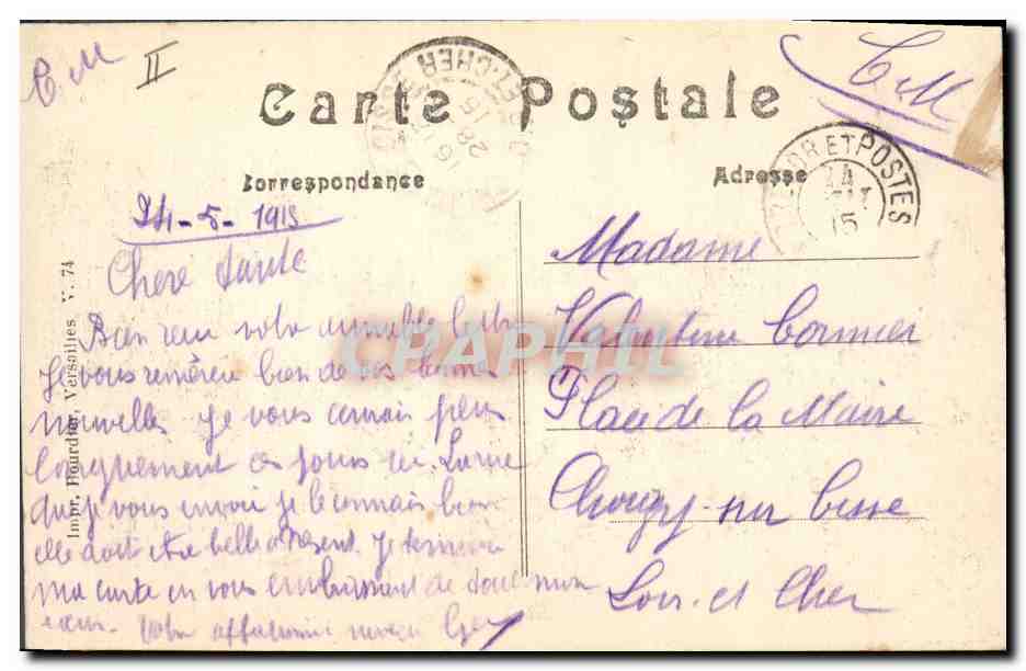 LILLE — Aspect de la rue Faiaherbe après le bombardement — A.R. n°2 — Rückseite