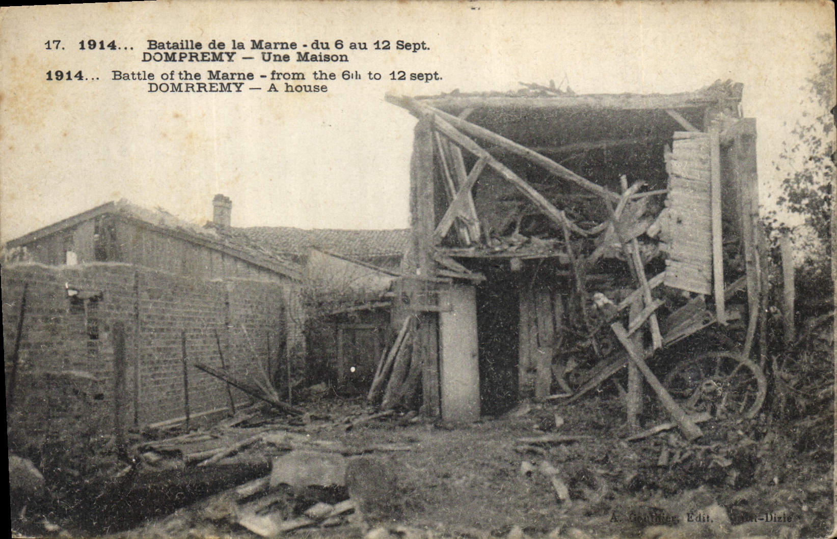 Dompremy — Una Casa — La Genthifier, Edit. Dizie