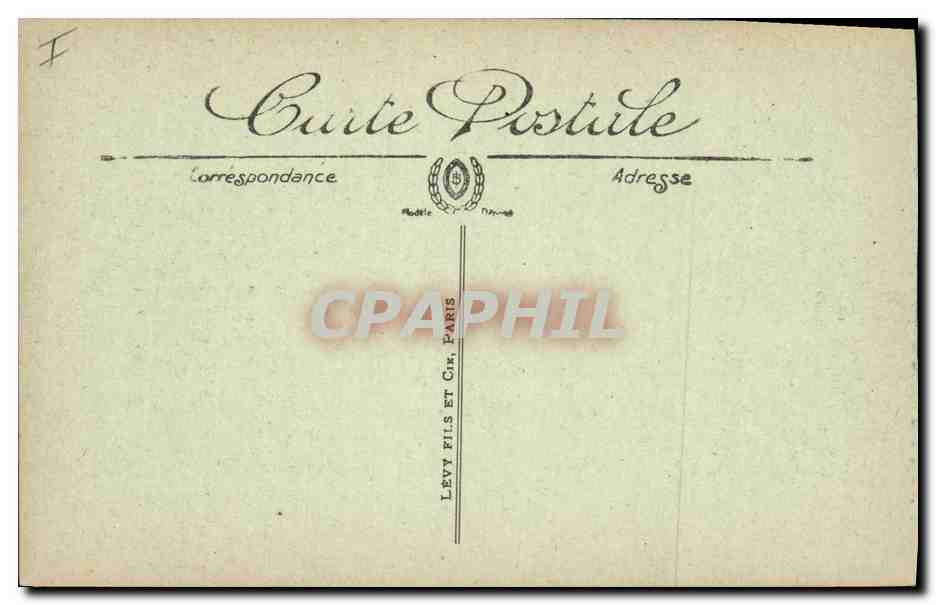 Château-Thierry — Ruines de l'église après la Grande Guerre — Visé Paris n°513 — Rückseite