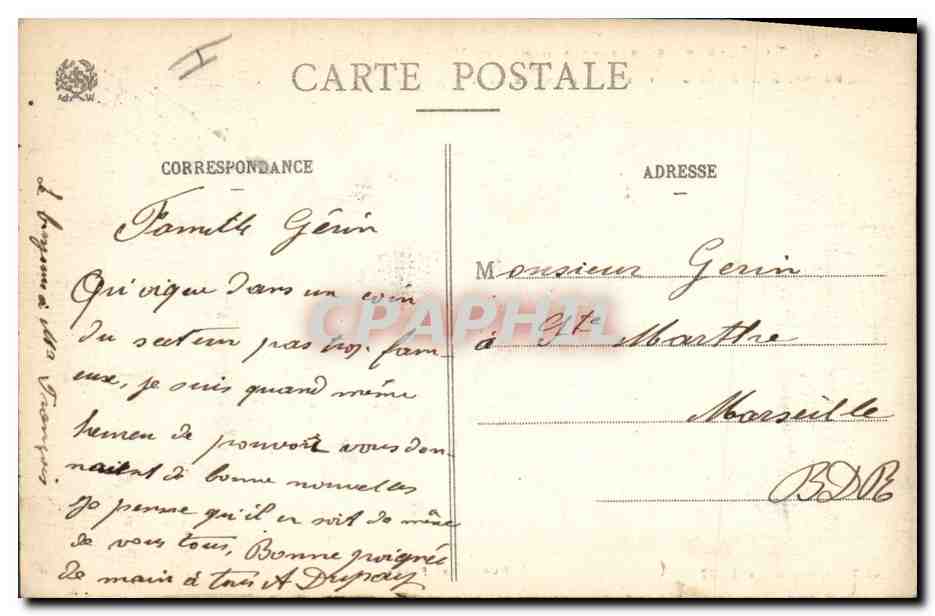 Raon-l'Étape (Vosges) — destruction volontaire par les Allemands — Ad. Waick, Saint-Dié, n°11087 — Rückseite