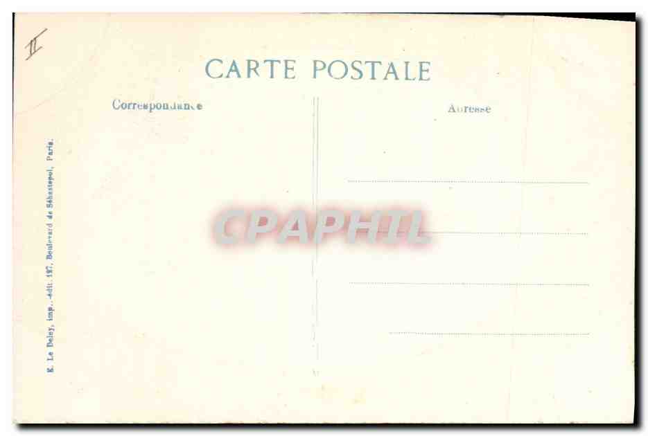 Pont de Choisy au Bac — 1914 — Éditeur ELD, 6me Série — Verso