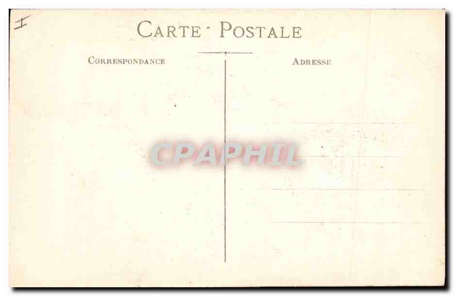Senlis — Dégâts de la guerre 1914 — éditeur VITTONS GUILAUD, Imp. Provenciale, Marseille — Rückseite