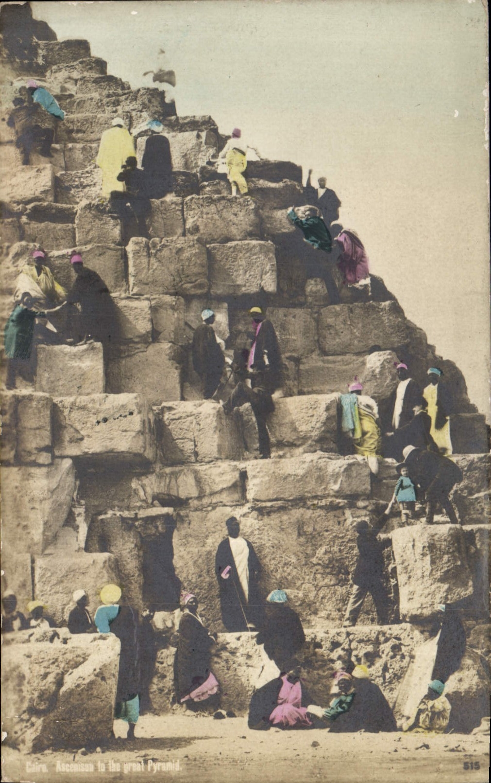 Ascension to the great Pyramid — Égypte — n° 515