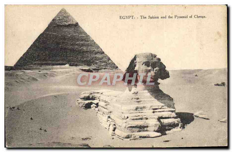 Égypte - Le Sphinx et la Pyramide de Chéops — L.C. 606