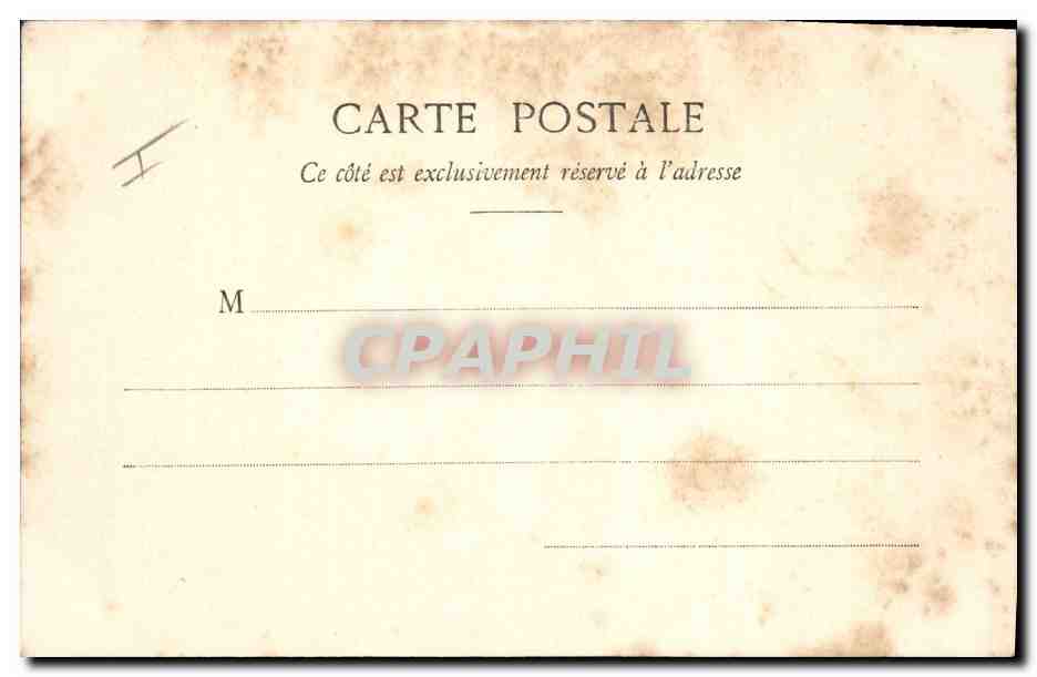 CPA Palais de justice Paris  — Verso