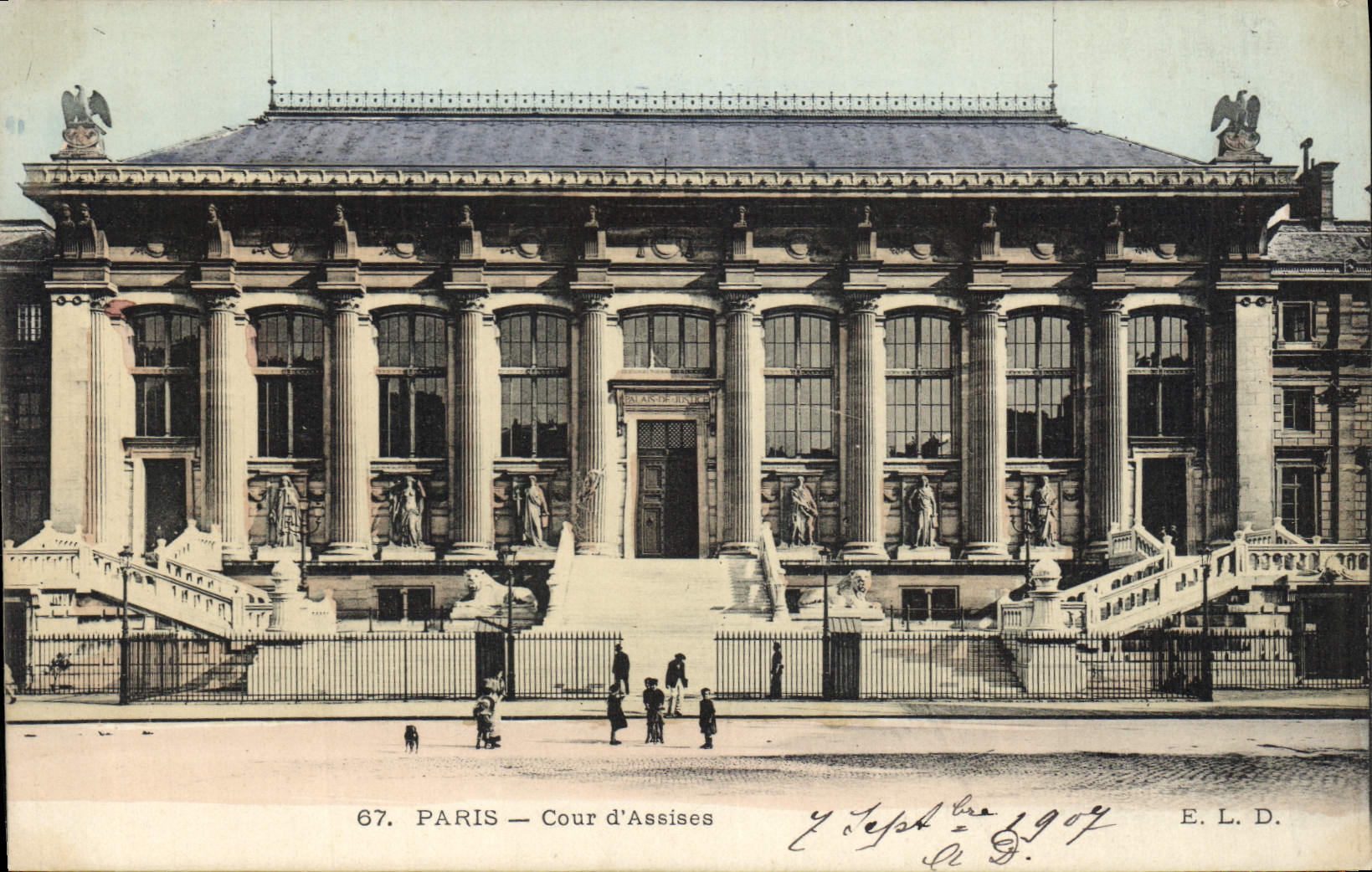 CPA Palais de justice Paris Cour d'Assises 