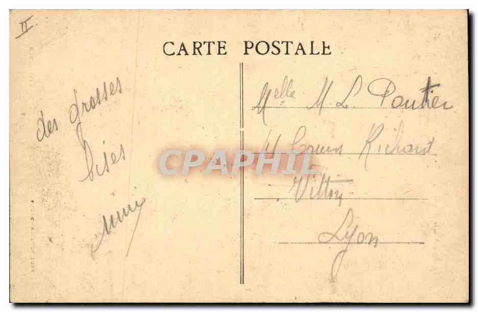 CPA Palais de justice Paray le Monial La Tour St Nicolas   — Verso