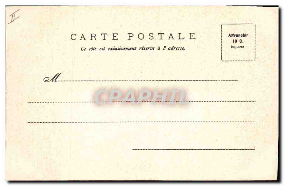 CPA Palais de justice Paray le Monial Ancienne Eglise Saint Nicolas  — Verso