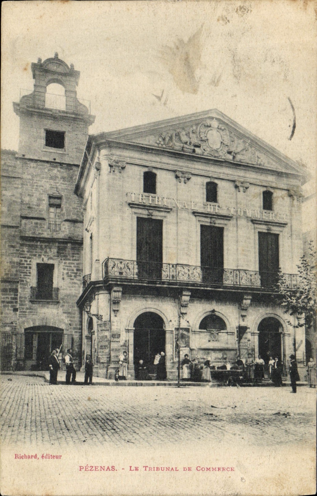 CPA Palais de justice Pezenas Le tribunal de commerce 