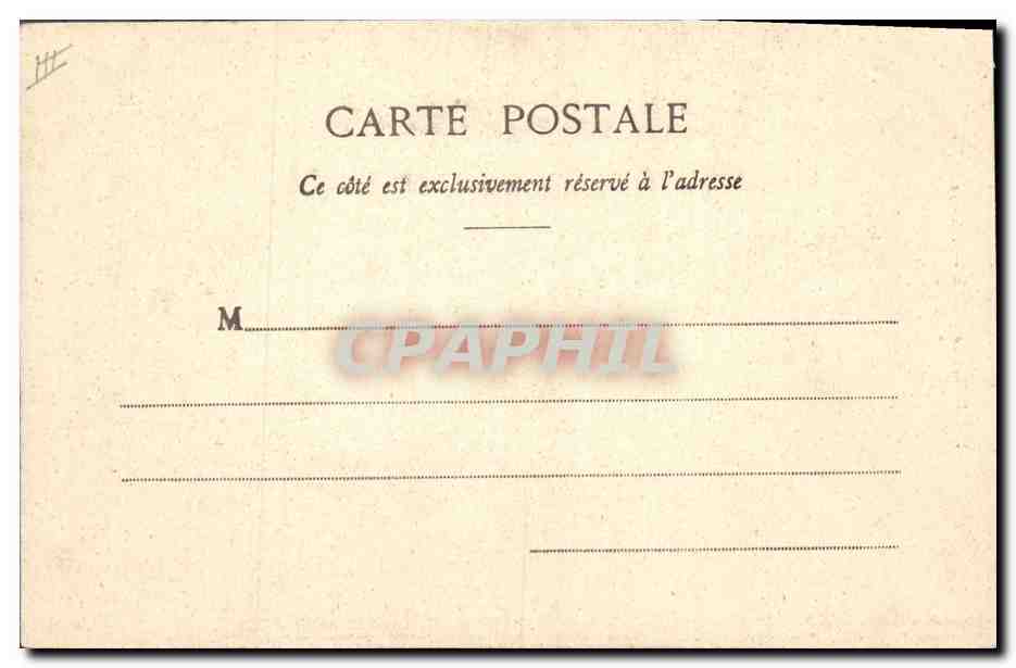 CPA Palais de justice Poitiers La Prevote  — Verso